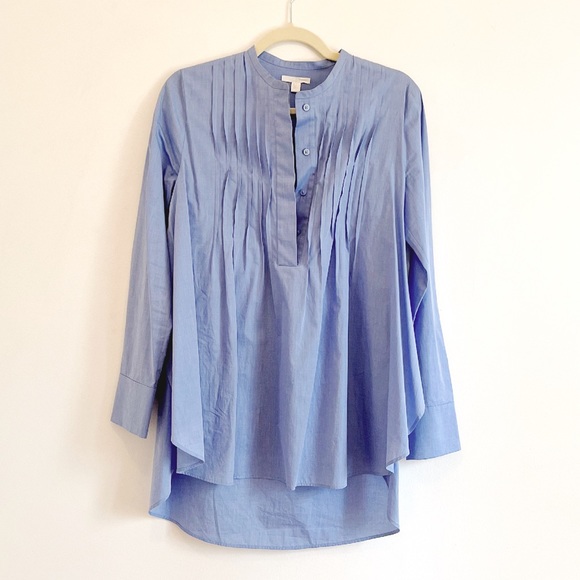 COS mandarin collar oversized dress shirt - Picture 1 of 11